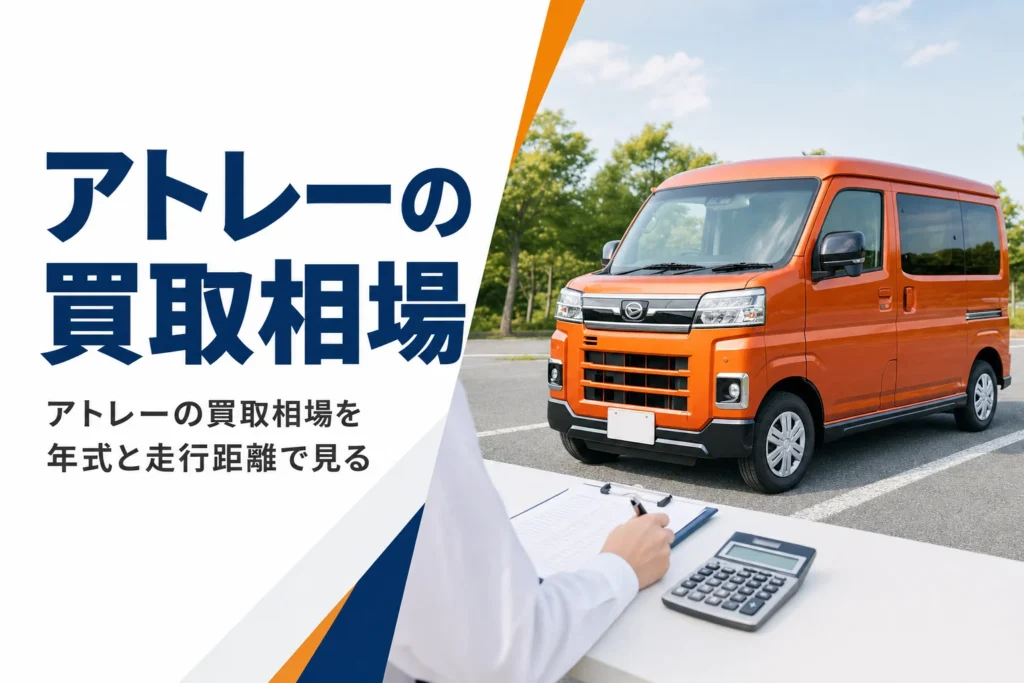 アトレーの買取相場を年式と走行距離別に解説する記事のアイキャッチ